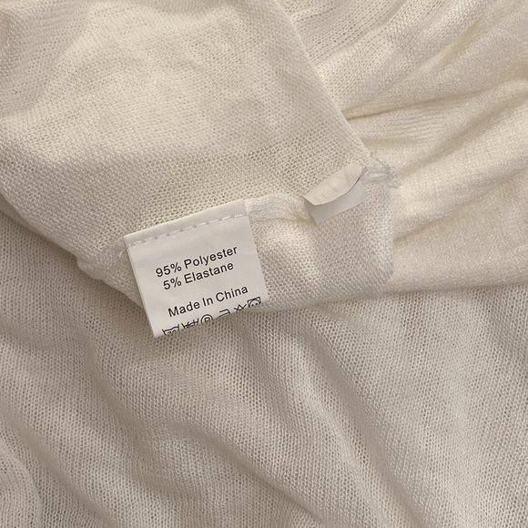 inspired sheer mesh long sleeve gather bust top - Picture 3 of 4